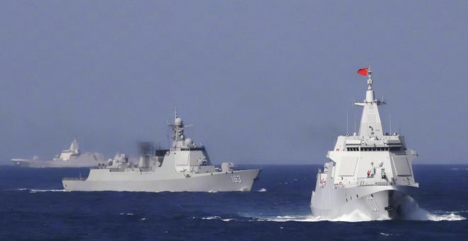 版罕见亮相：中国海军新力量实力几何？马德里竞技携手K8052Dplus(图3)